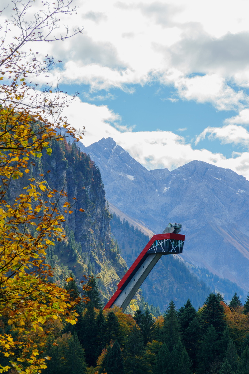 hiking, mode of transportation, connection, bridge, tranquil scene, snowcapped mountain, grassy knoll, 5K, transportation, autumn colours, cloud - sky
