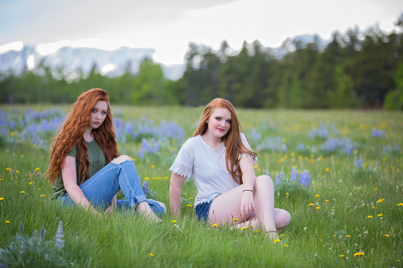 green, outdoor, sunny, land, countryside, young women, redhead, sky, rural, ginger, grass, sitting, outdoors, hairstyle, mountainside, leisure activity
