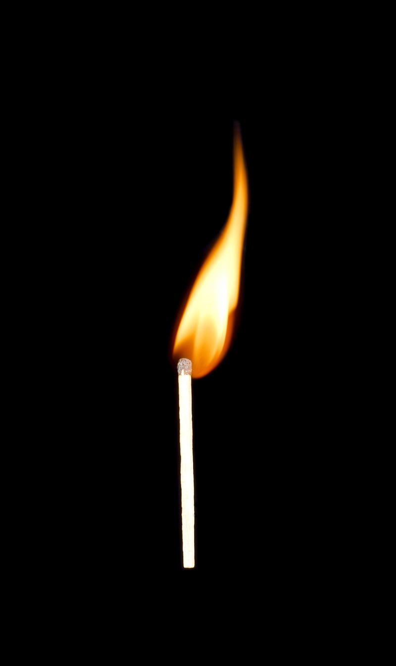 igniting, flaming, copy space, bright, burn, matchstick, studio shot, lamp, glowing, torch, isolated, black color, lighting equipment, fire, smoke, nature