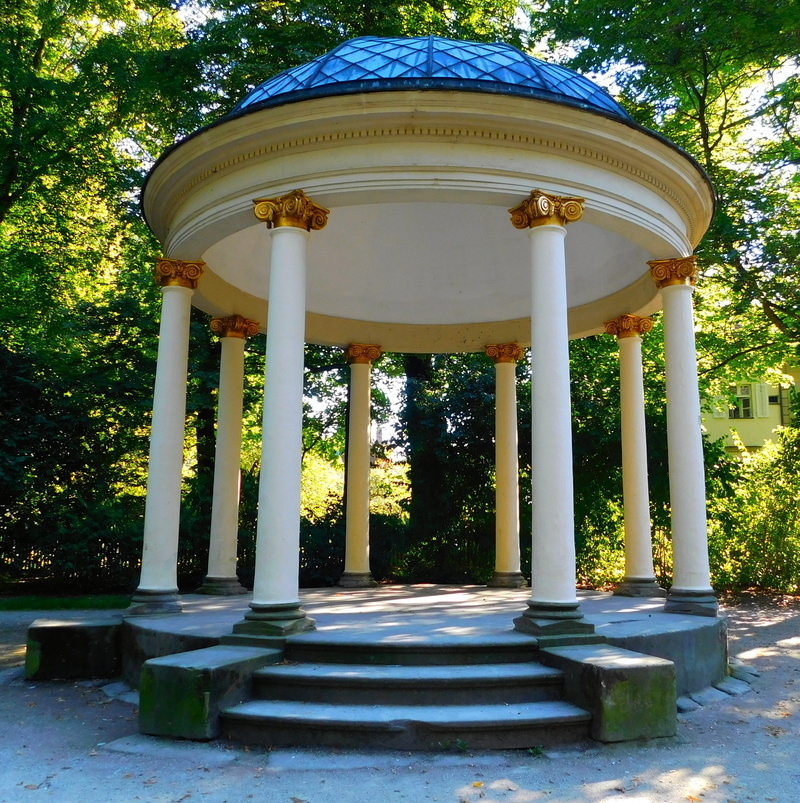 bayreuth, 2K, historically, the past, religion, sunlight, Park, Garden, park, outdoors, low angle view, plant, Courtyard, architectural column, bavaria