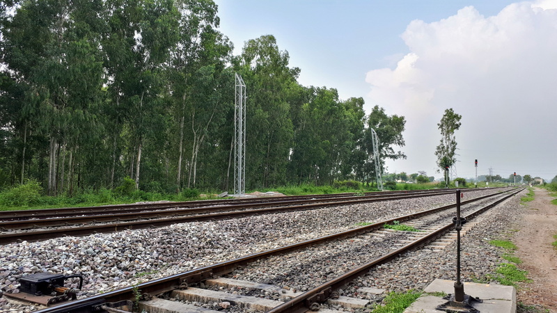 4K, cloud - sky, public transportation, patiala - rajpura rd, nature, parallel, beauty in nature, growth, masts, transportation, the way forward, tree