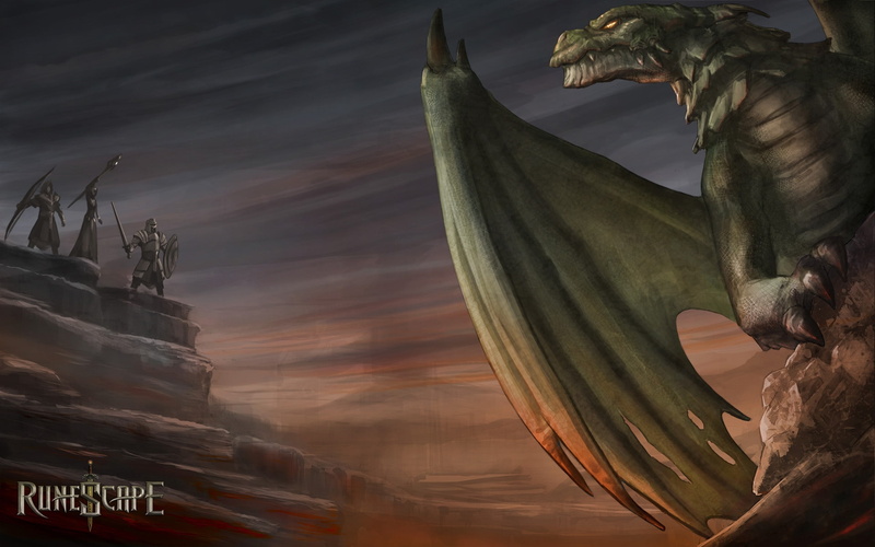 warrior, fantasy, dragon, adventure, runescape, 1080P