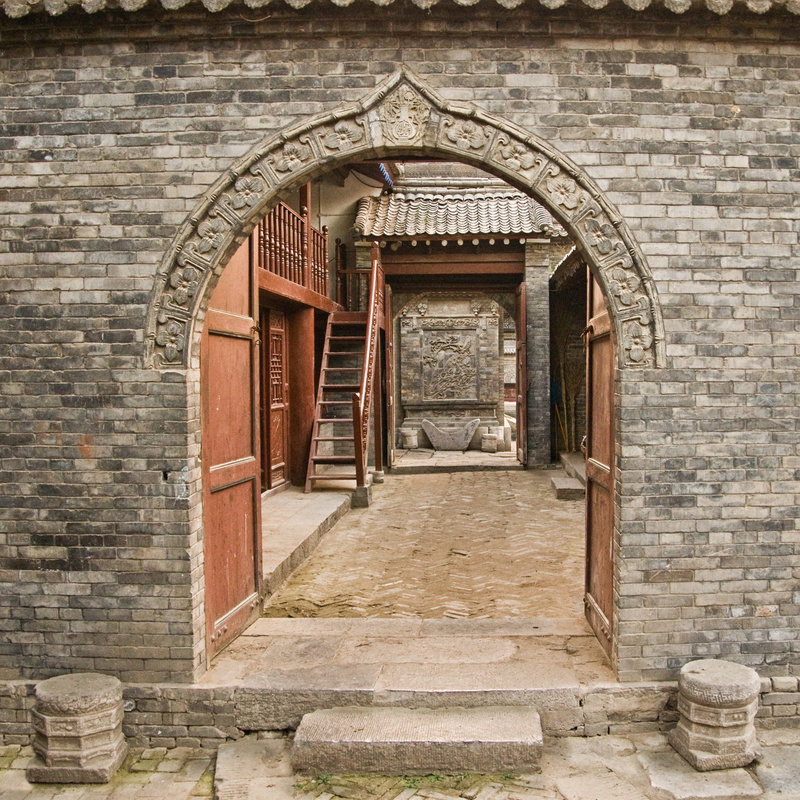 day, built structure, Door, history, old, staircase, stone wall, entrance, Great Mosque, arched, 2K, brick, XiAn, arch, the past, building exterior, wall - building feature