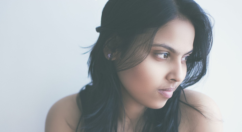 beauty, hot, studio shot, matte, close-up, profile, white background, look, one person, hair, contemplation, long hair, beautiful woman, lifestyles, kolkata