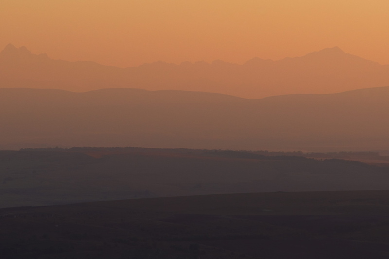 copy space, mountain, mountains, beauty in nature, mountain range, no people, sunset, sky, colours, orange color, silhouette, sun, landscape, remote, environment