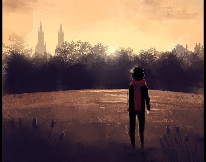 little boy, horizon, boy, little, 480P, sunrise