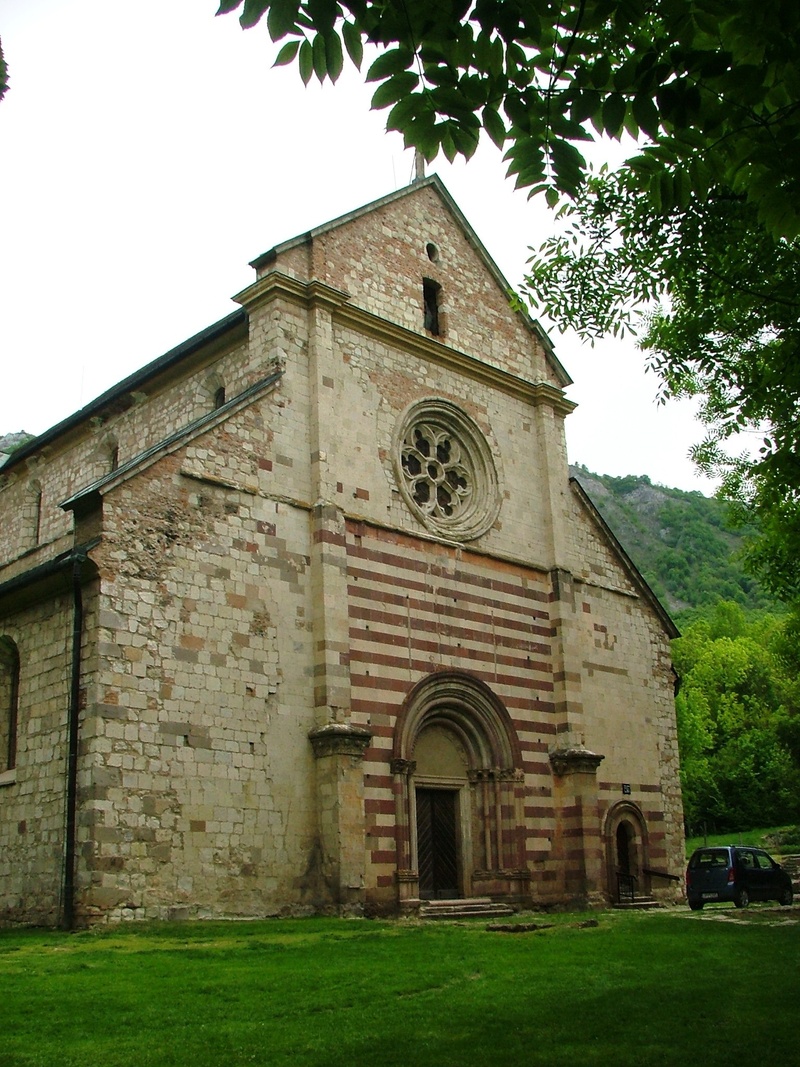 nature, building, no people, day, beech mountain, árpád-age, the past, religion, forest, monk, built structure, church, cistercian order, spirituality