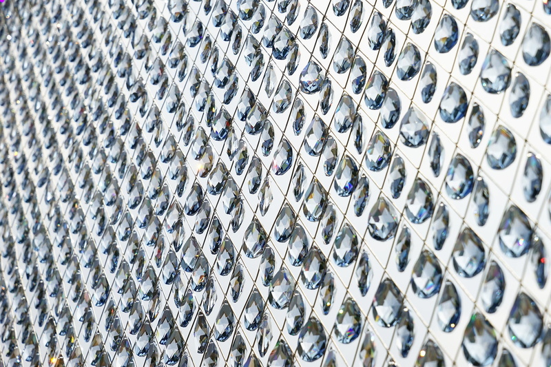 side by side, metal, white, retail, repetition, shiny, backgrounds, no people, silver colored, large group of objects, in a row, gemstone, lot, business