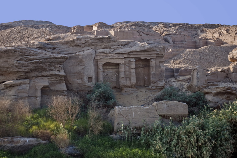 architecture, gray, built structure, nature, hillside, architectural column, old ruin, travel destinations, rock, egypt, rock - object, 4K, building, ancient