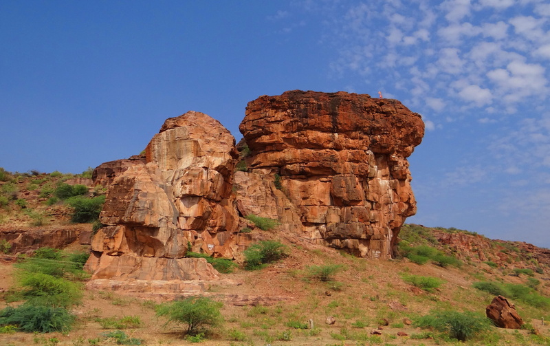 mountain, eroded, rock - object, craggy, scenics - nature, rock, tranquil scene, landscape, crags, solid, rock formations, no people, 4K, beauty in nature