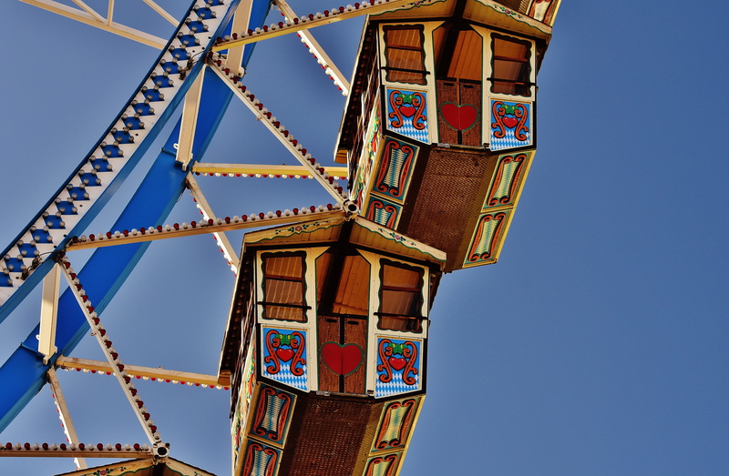 festival site, romantic, Gondolas, sky, arts culture and entertainment, amusement park ride, large, pattern, no people, wheel, carnies, folk festival, day