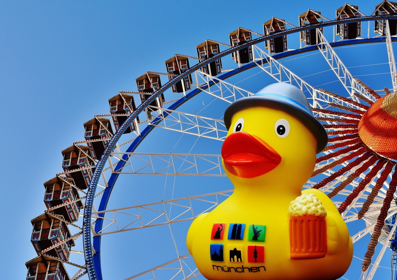 carnival, sky, amusement park ride, animal representation, funny, amusement park, year market, bavaria, leisure, traveling carnival, ride, multi colored