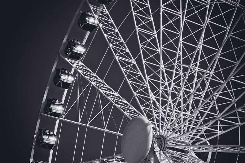 leisure activity, metal, event, fairground, hustle and bustle, 4K, enjoyment, circle, arts culture and entertainment, amusement park, built structure