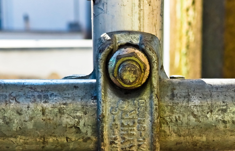 wall - building feature, security, old, 4K, Iron, Scaffold, rusty, lock, Screw, building exterior, wood - material, no people, site, entrance, work, festival