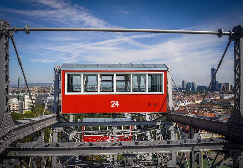 5K, vienna, gondolas, entertainment, leisure, wiener riesenrad, carousel, mode of transportation, wheel, exit, track, fair, power supply, railroad track