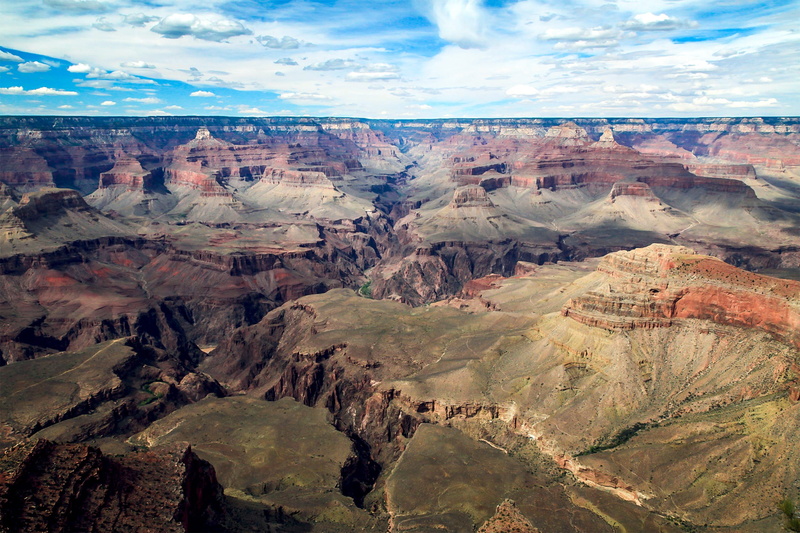 dramatic landscape, Grand Canyon, sky, arid climate, eroded, natural, no people, outdoors, day, non-urban scene, travel, scenics - nature, mountain, geology