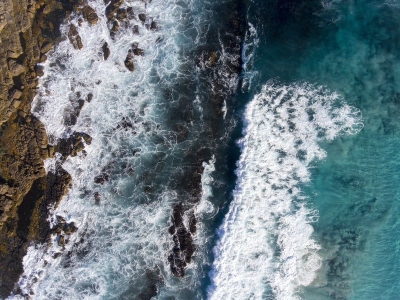 aerial view, water, sport, high angle view, view, waves, raging, bubble, power in nature, boulders, dji, phantom, body, ocean, s, drone, land, bird, flowing water