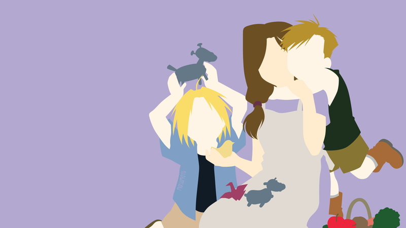 1080P, Edward Elric, FullMetal Alchemist, Alphonse Elric, Trisha Elric