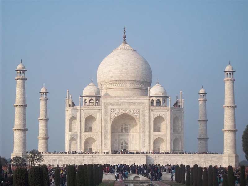 islam, history, building exterior, tourist, taj Mahal, group of people, nature, sky, dome, the past, travel destinations, famous, vacation, 1080P, indian Culture