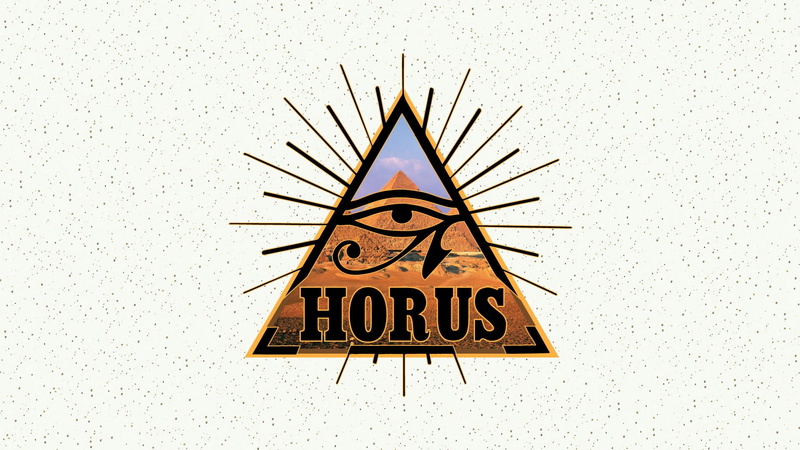 Eye of Horus, 1080P, egypt, Triangle, Horus (deity), pyramid