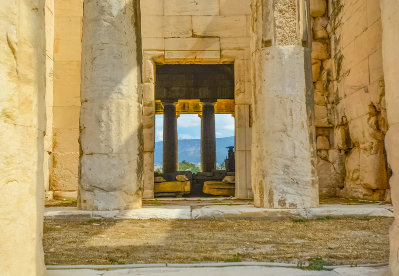 architecture, built structure, old, travel destinations, tourism, famous Place, ruined, arch, architectural Column, landmark, greek, greece, day, history