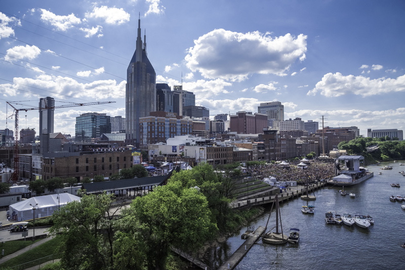 architecture, skyscrapers, no people, water, trees, uK, clouds, day, tree, Nashville, Cityscape, sky, office Building, famous Place, building Exterior
