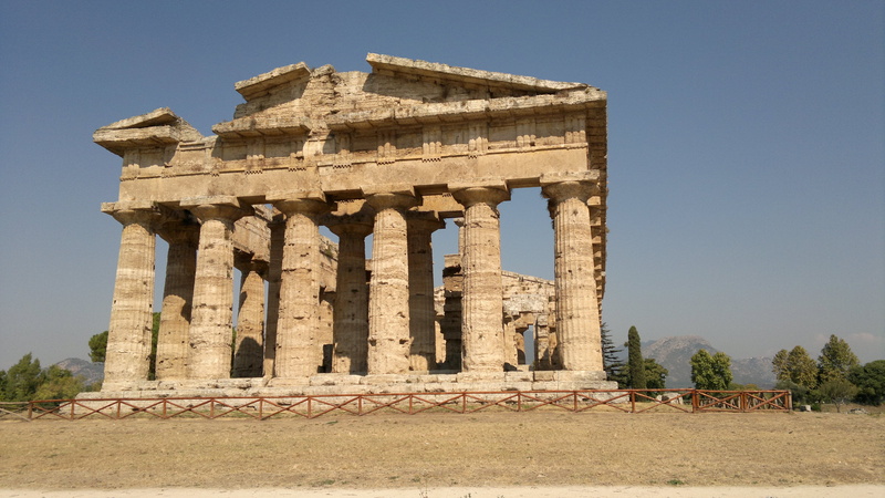 greeks, ruined, memorial, archaeology, built structure, travel, architecture, paestum, outdoors, travel destinations, nature, old ruin, no people, city