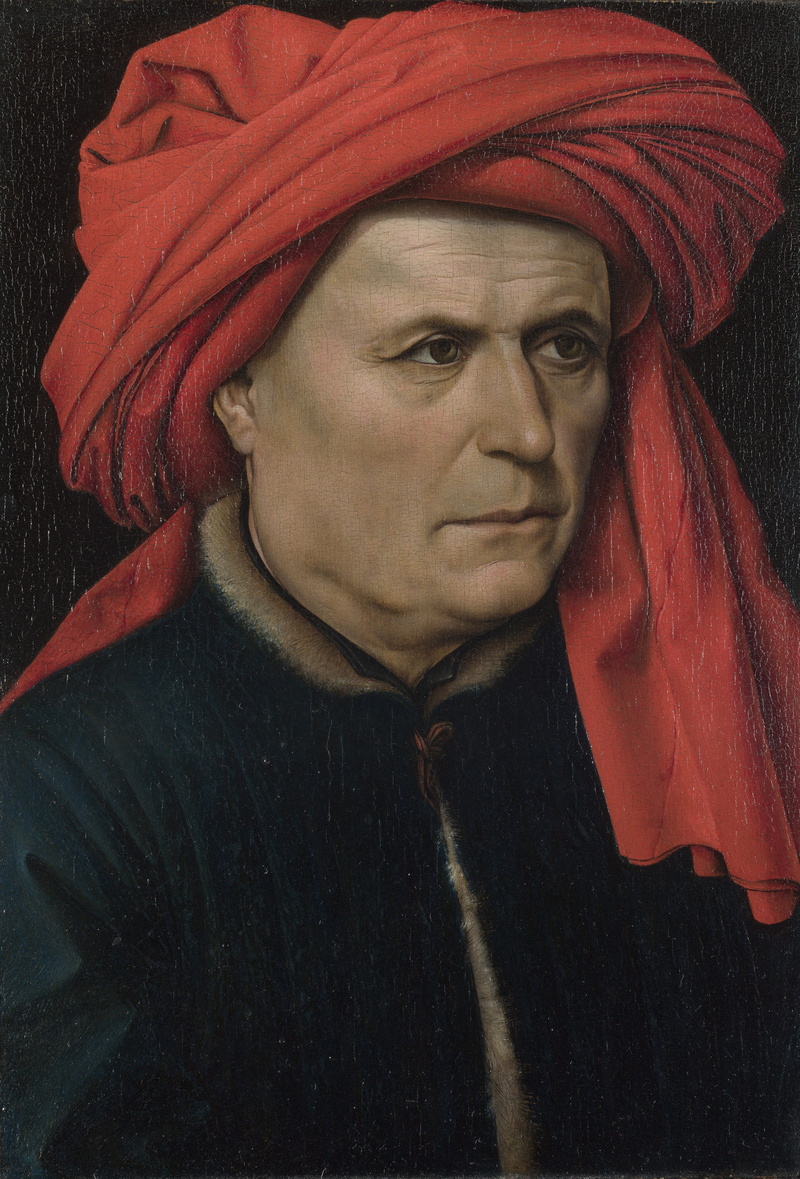one Person, clothing, people, the national gallery, concepts And Ideas, males, mature men, red, contemplation, mature adult, arts And Entertainment, looking at camera