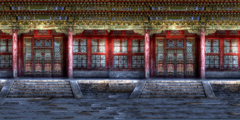 religion, building, place of worship, day, the forbidden city, red, turandot, 360°, 4K, built structure, palazzo, city, book, no people, publication, window