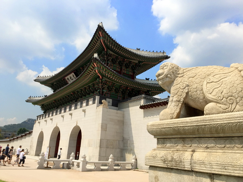 travel destinations, incidental people, 73 sejongno, tourism, outdoors, building, religion, cloud - sky, seoul, travel, belief, architecture, korea, the past