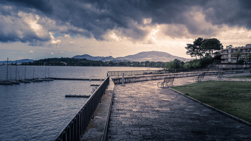 κέρκυρα, kerkira, ελλάδα, pier, corf, beauty in nature, architecture, footpath, χειμωνας, ρομαντικο, polh, κερκυρα, winter, tree, tranquil scene, built structure