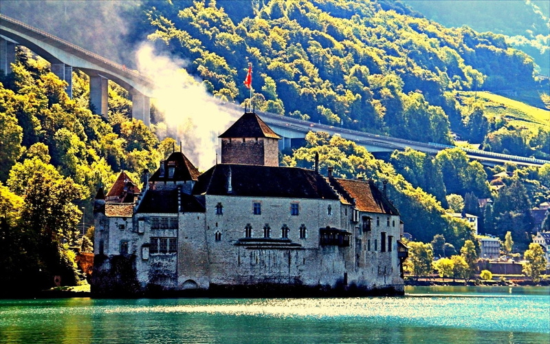 Castles, Castle, 720P, Château De Chillon