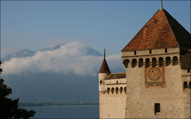 1080P, Clock, Castles, Château De Chillon