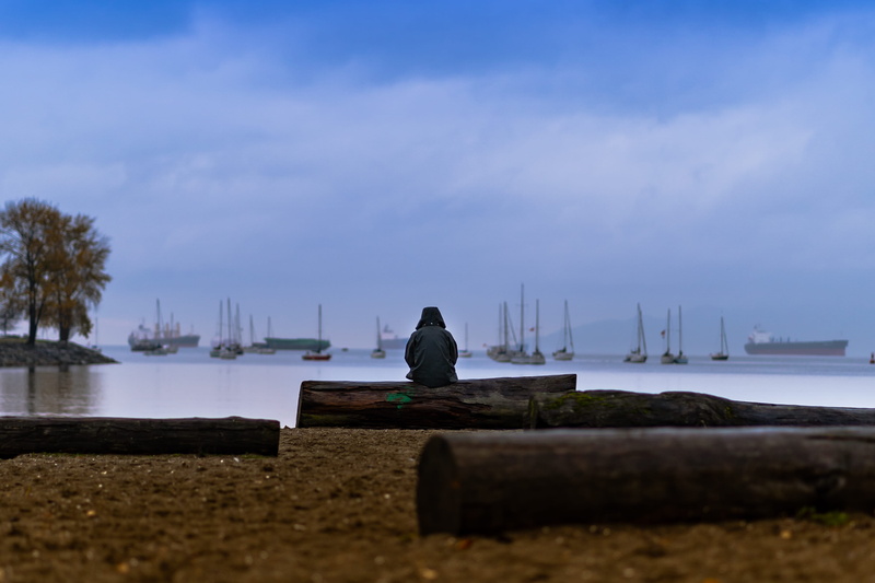 cloud - sky, sitting, ship, day, landscape, seashore, seascape, sand, daylight, light, tranquility, vancouver, watercrafts, sailboat, evening, solid, mode of transportation
