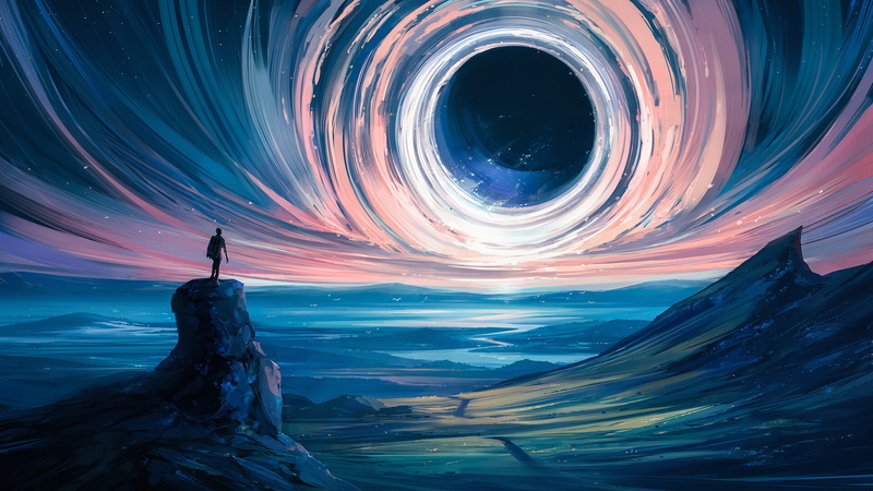 Aenami, nature, artwork, 1080P, digital art, mountains