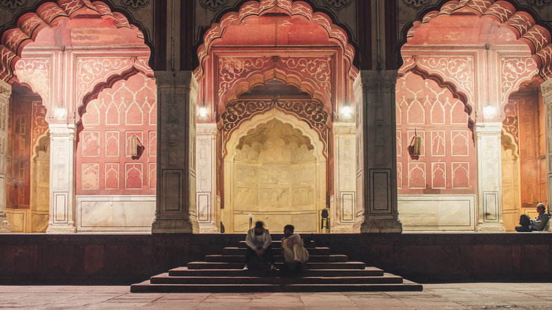 day, tourism, traditional, design, real people, steps, built structure, ornate, place of worship, spirituality, women, two people, lights, religion, landmark