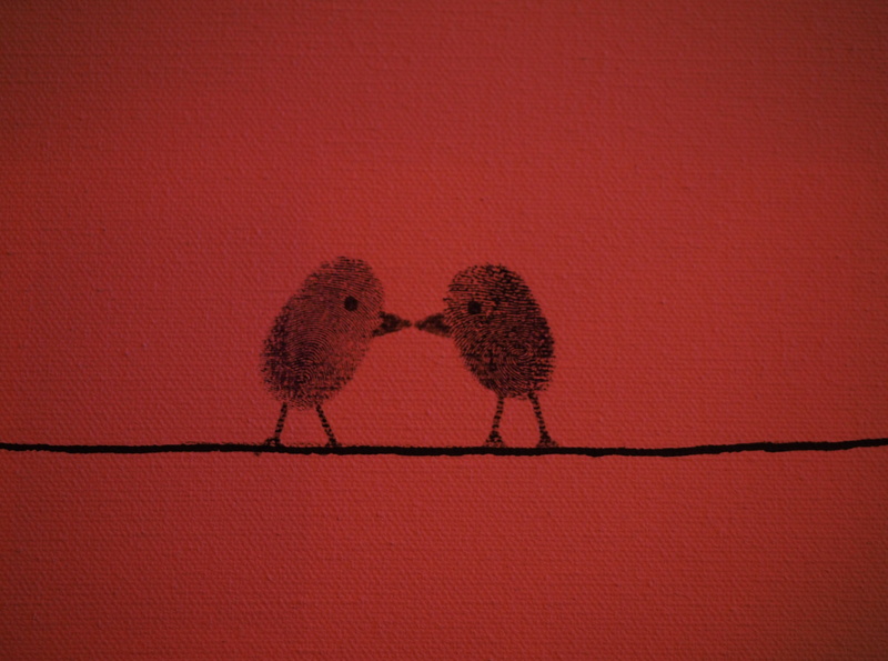wall - building feature, red, plant, Kiss, Thumbprint, architecture, emotion, day, field, growth, Valentines Day, positive emotion, shadow, nature, close-up