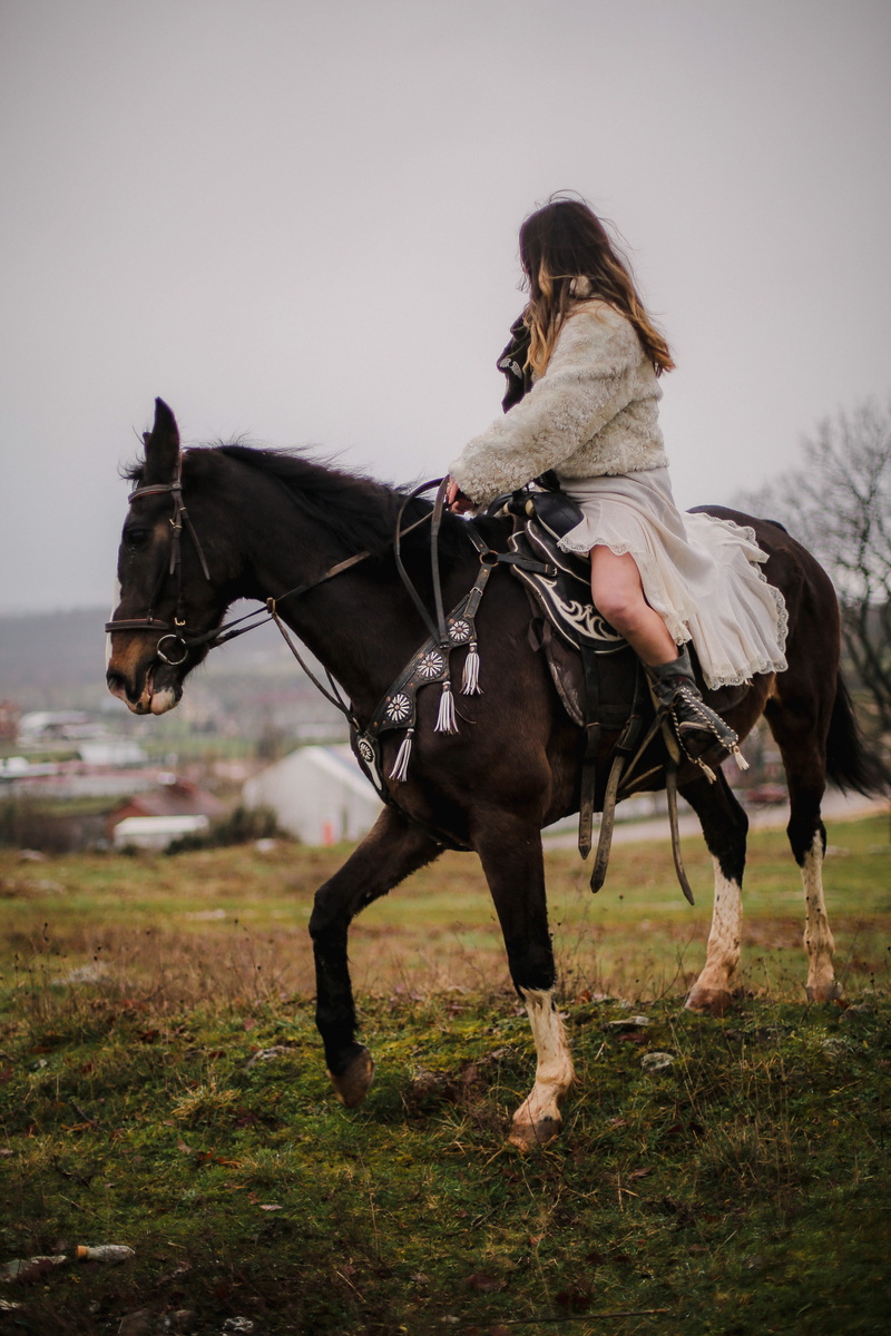 nature, animal wildlife, lifestyles, field, one person, focus, pony, l, kurtaran, hairstyle, vertebrate, women, full length, riding, woman, mammal, pets