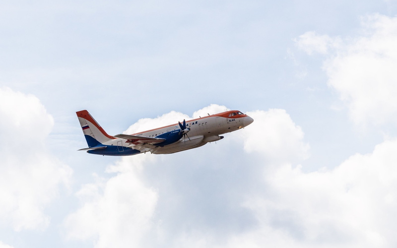Sky, Passenger, Flying, Ilyushin, Plane, il, 2K
