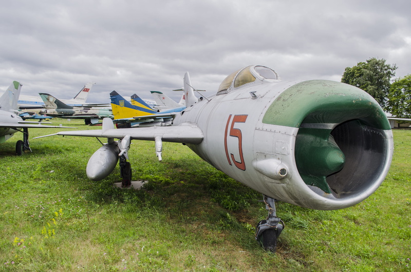 the mig-19, army, exhibit, military airplane, no people, 4K, airplane, fighter, nature, day, kiev, cloud - sky, sky, air force, outdoors, museum, airport