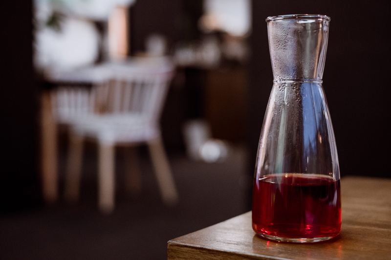 wood - material, indoors, household equipment, close-up, bottle, seat, cup, alcohol, refreshment, drink, focus on foreground, bar, clear, tableware, wood