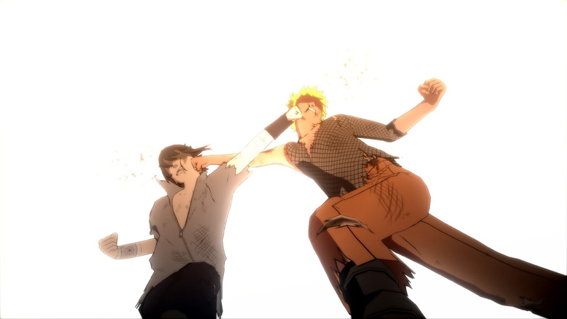 leisure activity, punching, togetherness, fighting, Naruto Shippuuden, sunlight, emotion, anime boys, two people, hairstyle, young women, young adult, nature