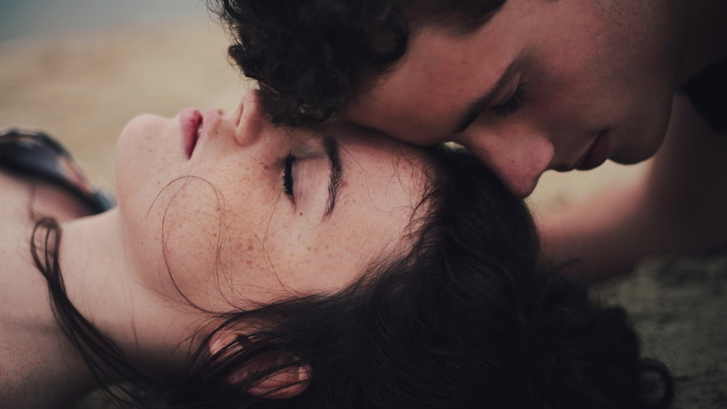 eyes closed, emotion, focus on foreground, young men, close-up, people, young women, adult, togetherness, teenager, young couple, hairstyle, depression - sadness