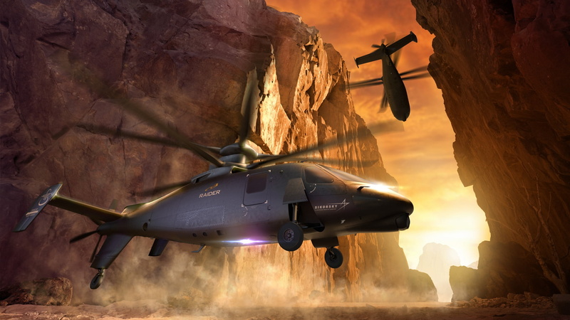Sikorsky, reconnaissance helicopter, 1080P, S-97 RAIDER