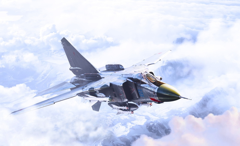 Jet Fighter, Artistic, Warplane, Mikoyan-Gurevich MiG-23, Jet Fighters, Aircraft, 1080P