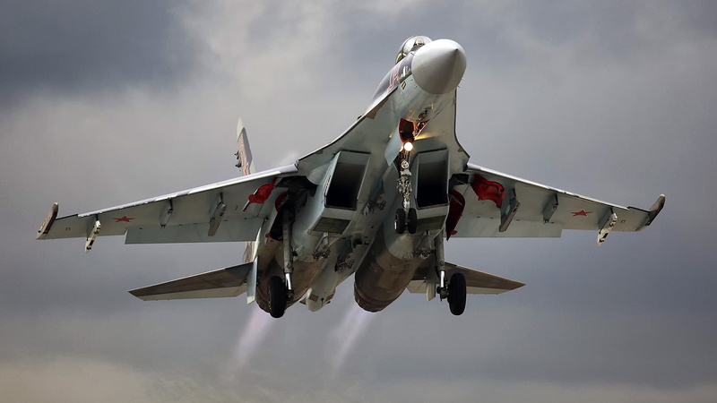 Su-35S, super-maneuverable fighter of the 4++generation, Videoconferencing Russia, Russian multipurpose, 1080P, Sukhoi
