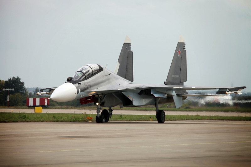 grey, MAKS-2013, the plane, mode of transportation, 5K, military, army, outdoors, jet, fighter, airport, Su-30CM, fighter plane, multifunction, runway