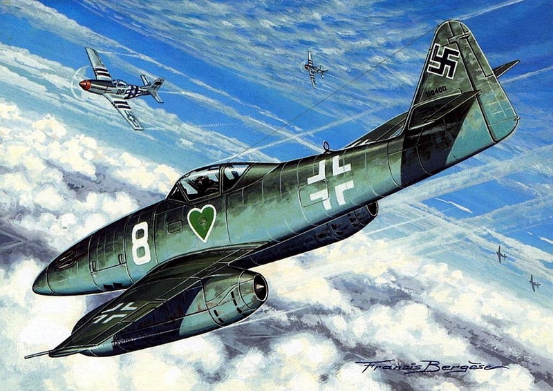 Jet Fighter, Military Aircrafts, Bomber, 720P, Aircraft, Messerschmitt Me 262