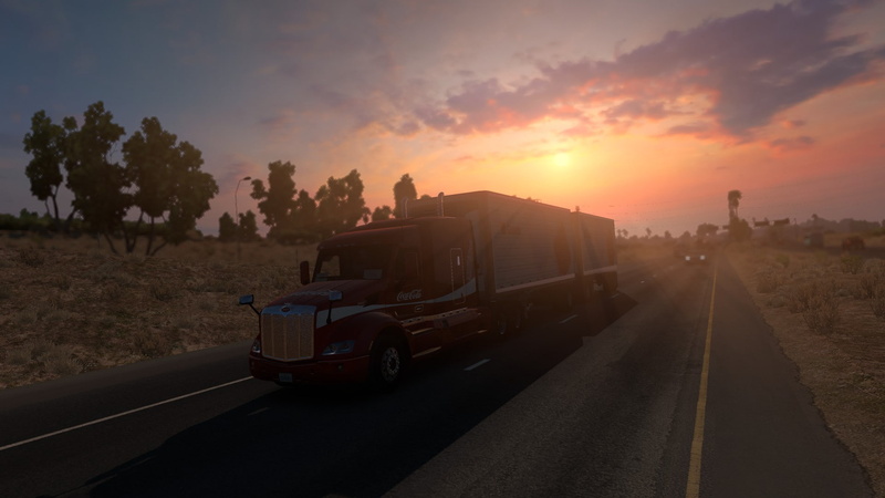 trucks, cola, coca, ETS2, 1080P