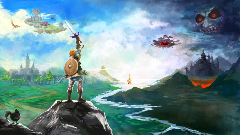 video games, The Legend Of Zelda, Link, Master Sword, 1080P